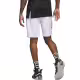 ADIDAS Legends 3-Stripes Basketball Shorts White