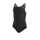 ADIDAS Solid Fitness Swimsuit Black