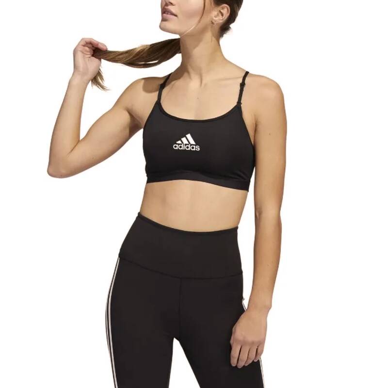 ADIDAS AeroReact Training Light Support Bra Black