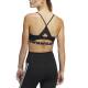 ADIDAS AeroReact Training Light Support Bra Black