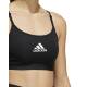 ADIDAS AeroReact Training Light Support Bra Black