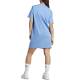 ADIDAS Essentials 3-Stripes Boyfriend Tee Dress Blue