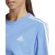 ADIDAS Essentials 3-Stripes Boyfriend Tee Dress Blue