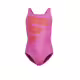 ADIDAS Big Bars Logo Swimsuit Pink