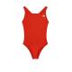 ADIDAS Solid Fitness Swimsuit Red