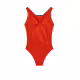ADIDAS Solid Fitness Swimsuit Red