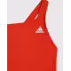 ADIDAS Solid Fitness Swimsuit Red