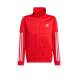 ADIDAS Team 3-Stripes Full-Zip Tricot TrackTop Red