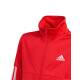 ADIDAS Team 3-Stripes Full-Zip Tricot TrackTop Red