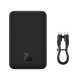 Преносима батерия Baseus Magnetic Mini Wireless, 20000mAh, 20W, С Type-C кабел, Черен - 87088
