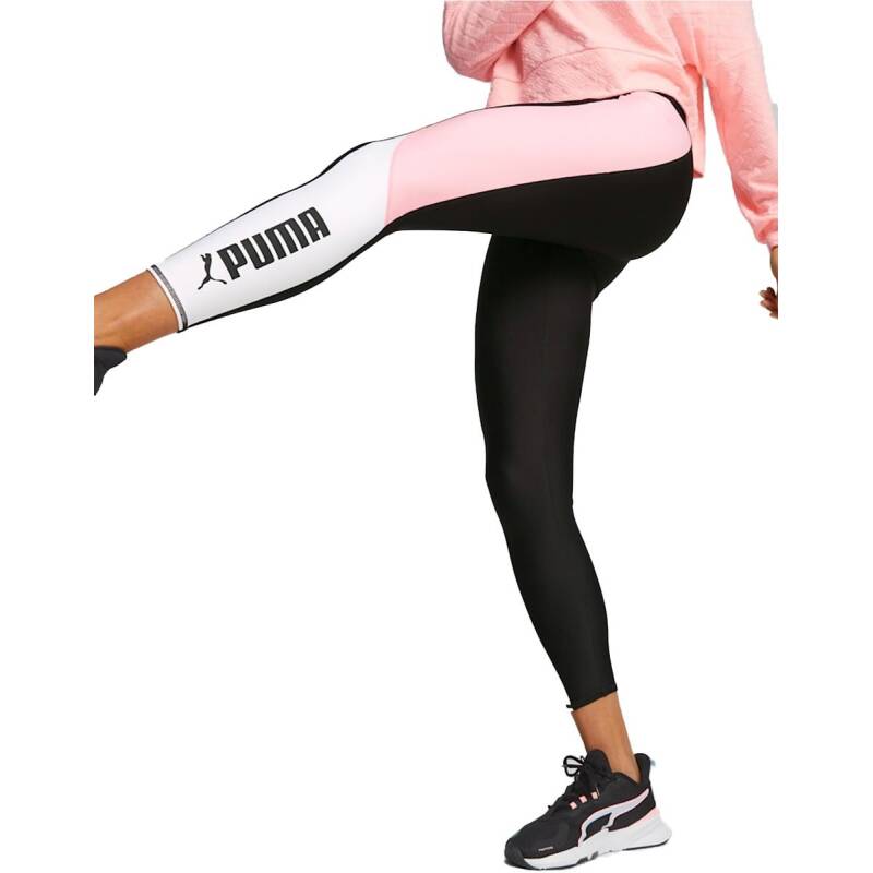 PUMA Fit High Waist 7/8 Training Leggings Black/Pink