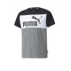 PUMA Essentials+ Colorblock Tee Grey/White