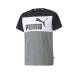 PUMA Essentials+ Colorblock Tee Grey/White