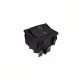 Ключ T120-1, 6pin, 2 положения, черен, 250VAC, 6A, 22x19mm, DPDT