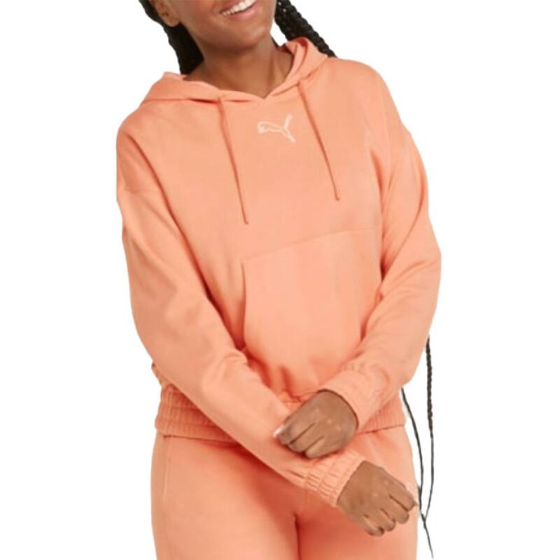 PUMA Her Training Hoodie Peach Pink