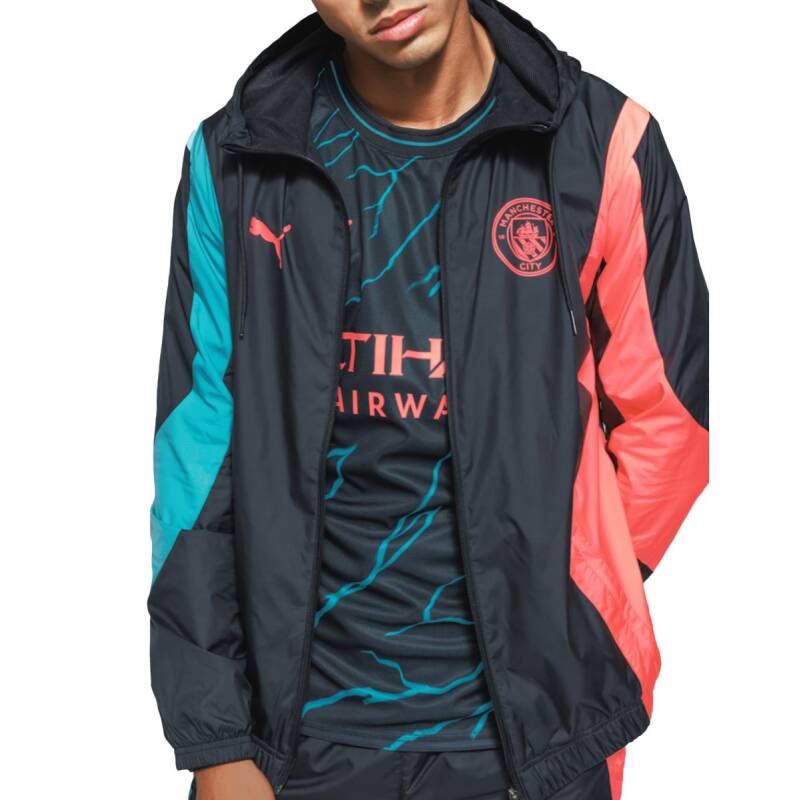 PUMA x Manchester City FC Pre-match Anthem Jacket Dark Navy/Multi