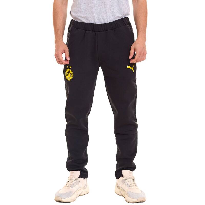 PUMA x Borussia Dortmund Football Casuals Pants Black/Yellow