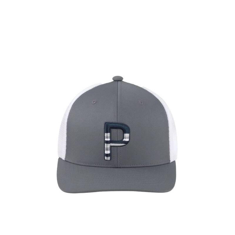 PUMA Sundown Trucker Snapback P Cap Grey/White