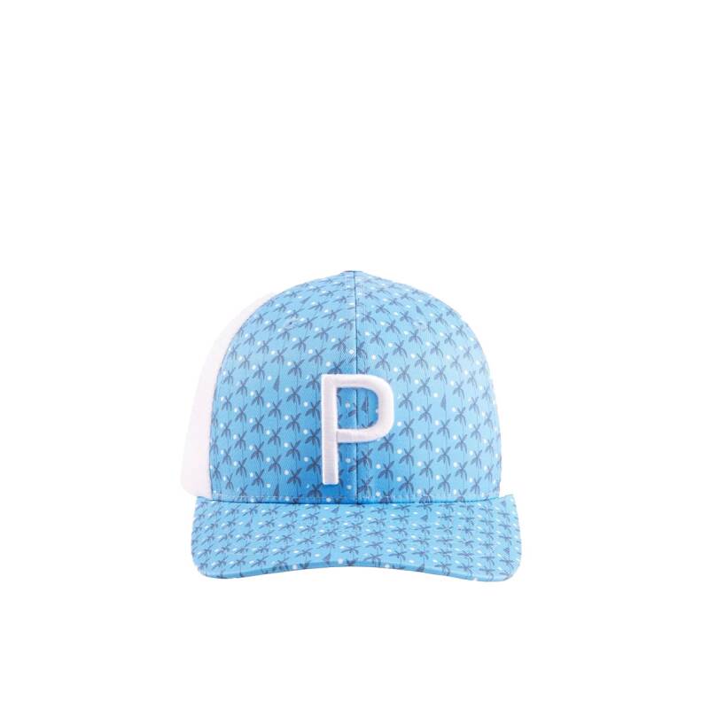 PUMA Palms Trucker P Snapback Cap Blue/White