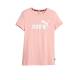 PUMA Essentials+ Logo Tee Pink