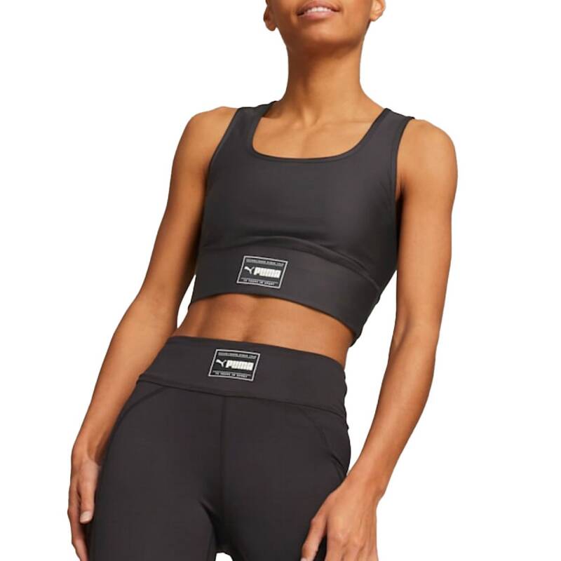 PUMA Fit Skimmer Training Bra Black