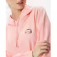 PUMA Downtown Oversized Graphic Hoodie Pink