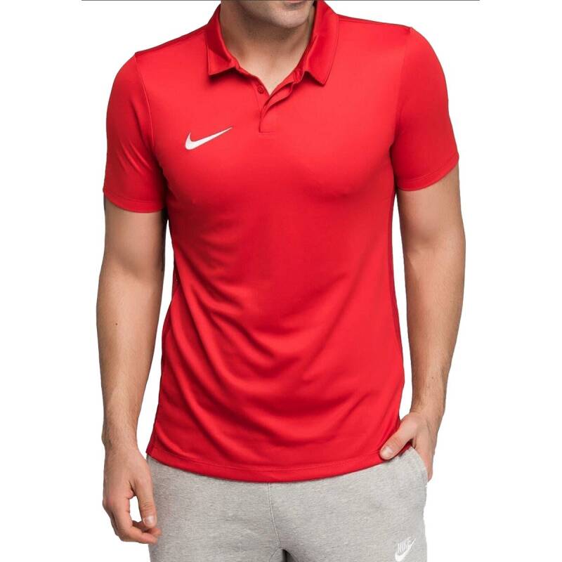 NIKE Dry Academy 18 Short Sleeve Polo Red