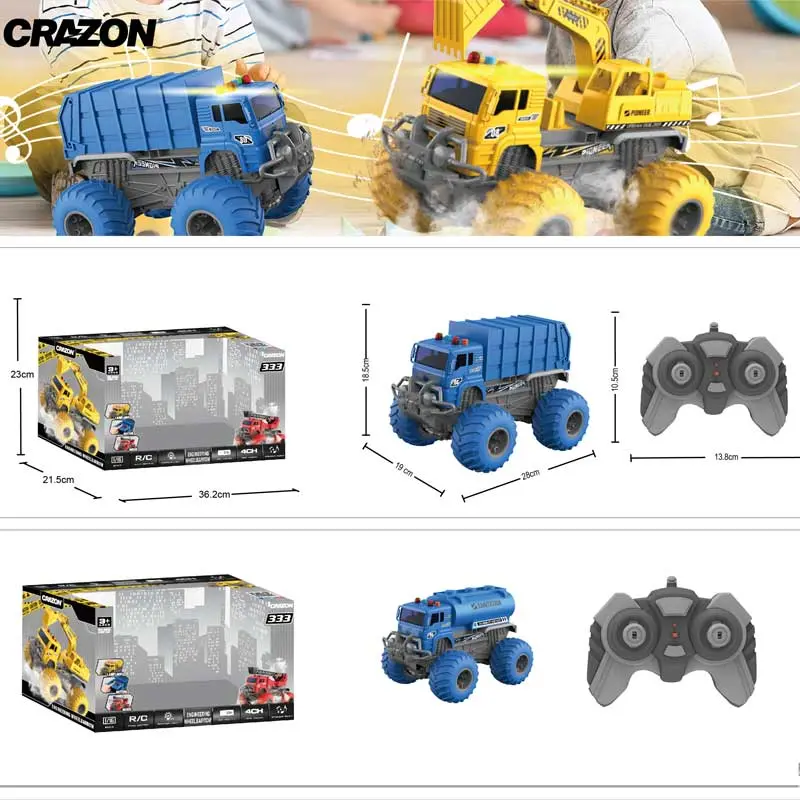 Камион - цистерна с музикални и светлинни ефекти, RC 1:16