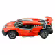 Състезателна кола с RC управление, LED светлини и пушек 1:24