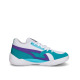 PUMA Trc Blaze Court Basketball Shoes White/Deep Aqua