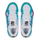 PUMA Trc Blaze Court Basketball Shoes White/Deep Aqua