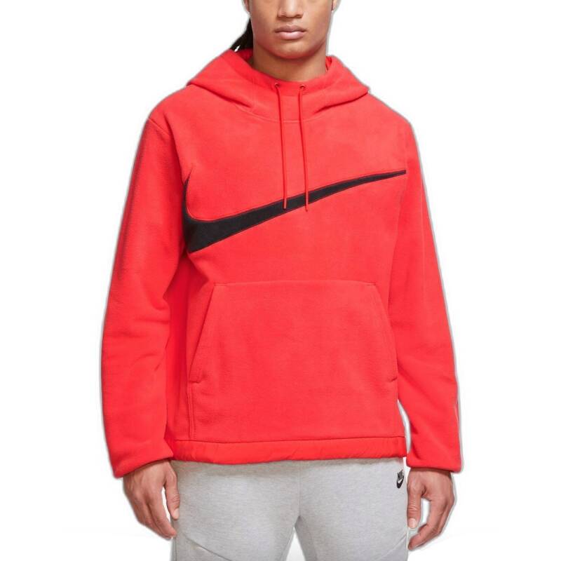 NIKE Club+ Fleece Winter Hoodie Red