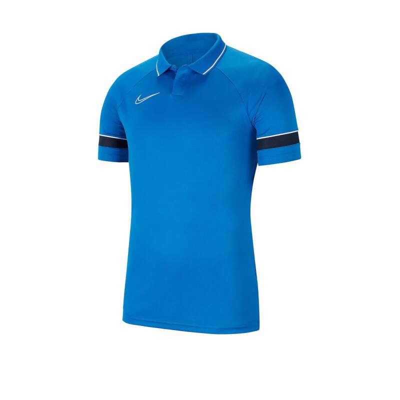 NIKE Dri-Fit Academy 21 Short Sleeve Polo Blue