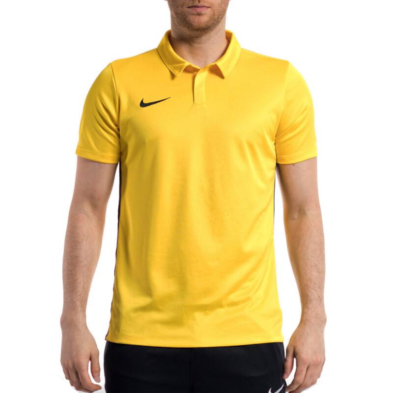 NIKE Dry Academy 18 Short Sleeve Polo Yellow