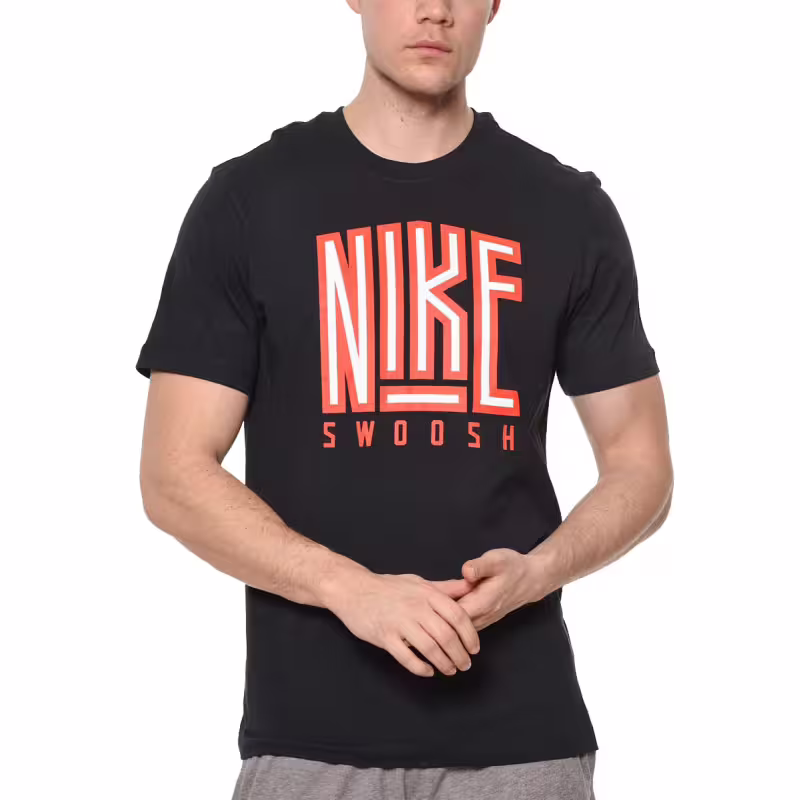 NIKE Swosh Core Tee Black