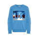 NAME IT UK Flip Sequin Sweatshirt Blue