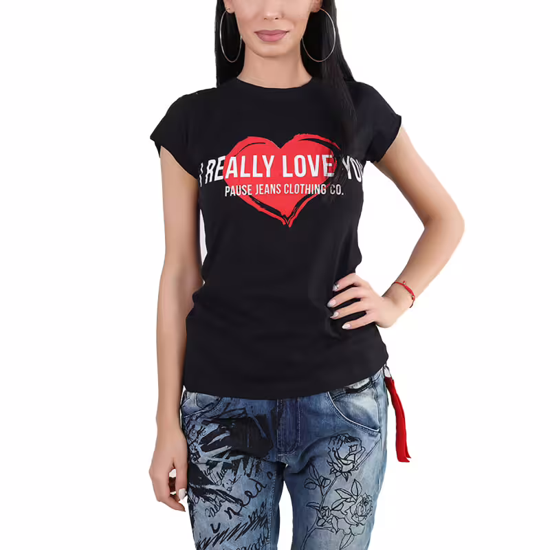 PAUSE Sara Tee Black