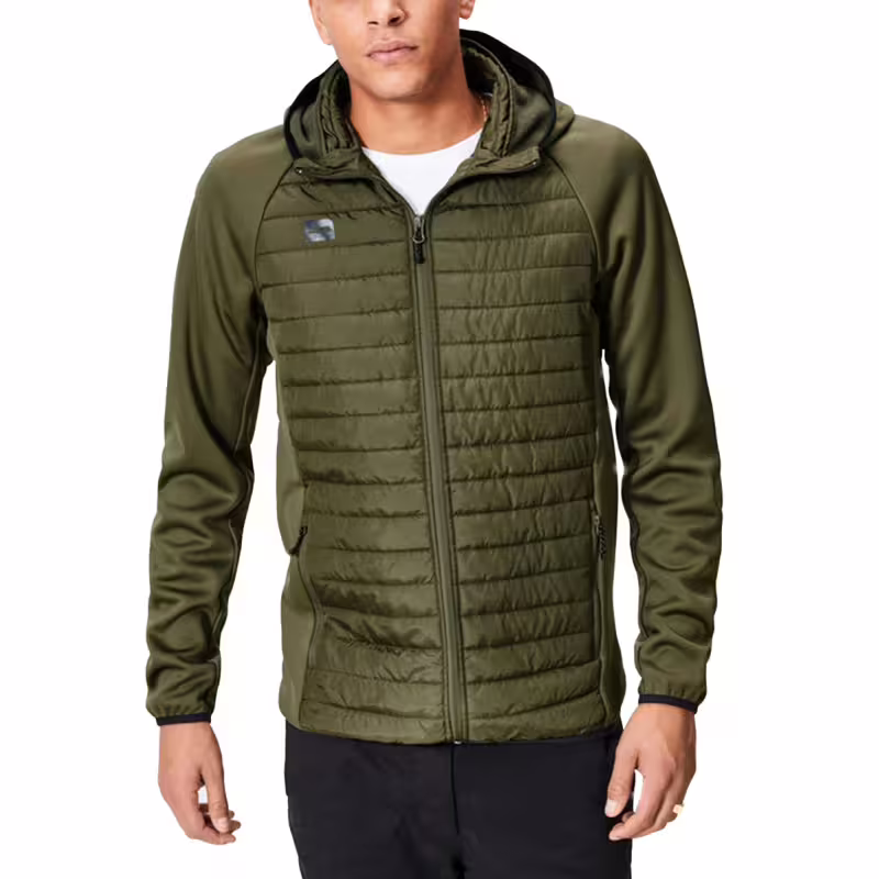 JACK&JONES Quilted Jacket Green
