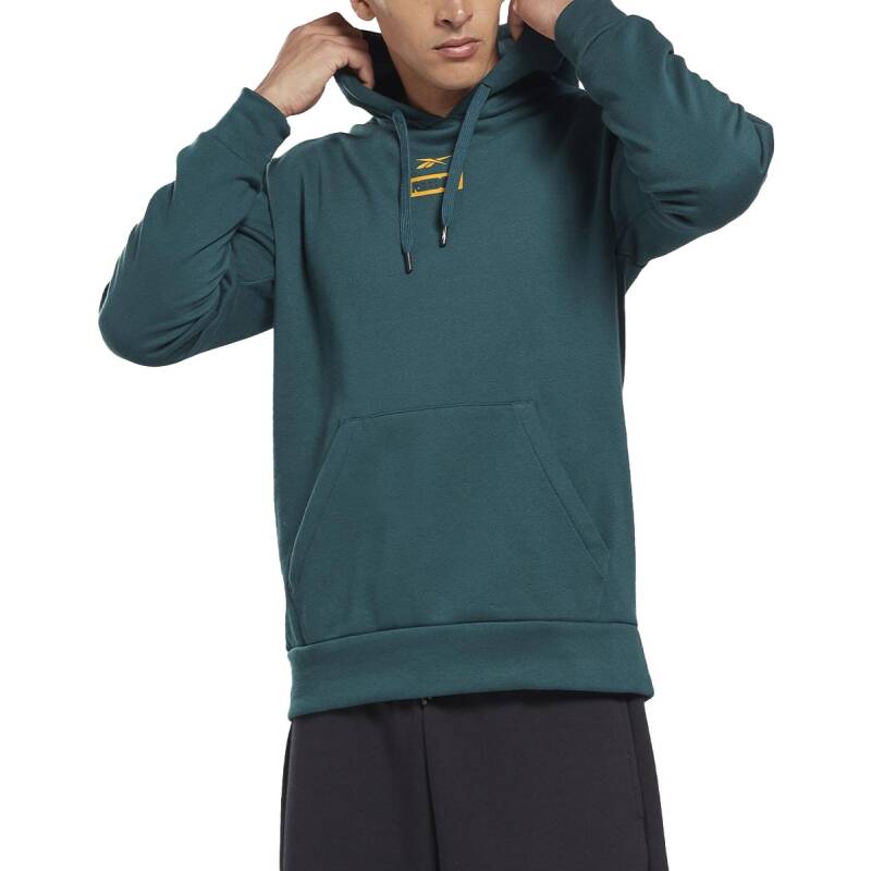 REEBOK Identity Thermowarm+Graphene Cotton Hoodie Green