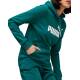 PUMA Essentials Logo Fleece Hoodie Green