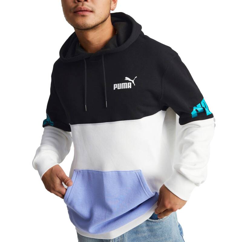 PUMA Power Colourblock Hoodie Multicolor