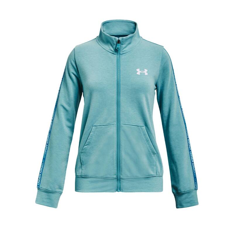 UNDER ARMOUR Rival Terry Taped FZ Hoodie Blue