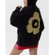 ADIDAS x Marimekko Oversize Golden Flower Graphic Hoodie Black