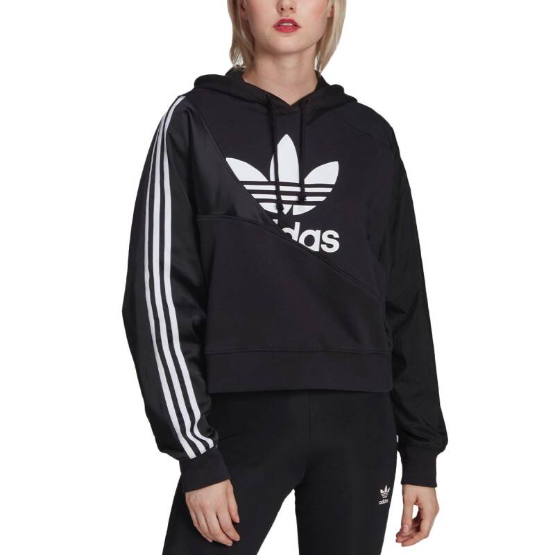 ADIDAS Adicolor Split Trefoil Hoodie Black