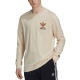 ADIDAS Graphic Fun Long Sleeve Tee Beige