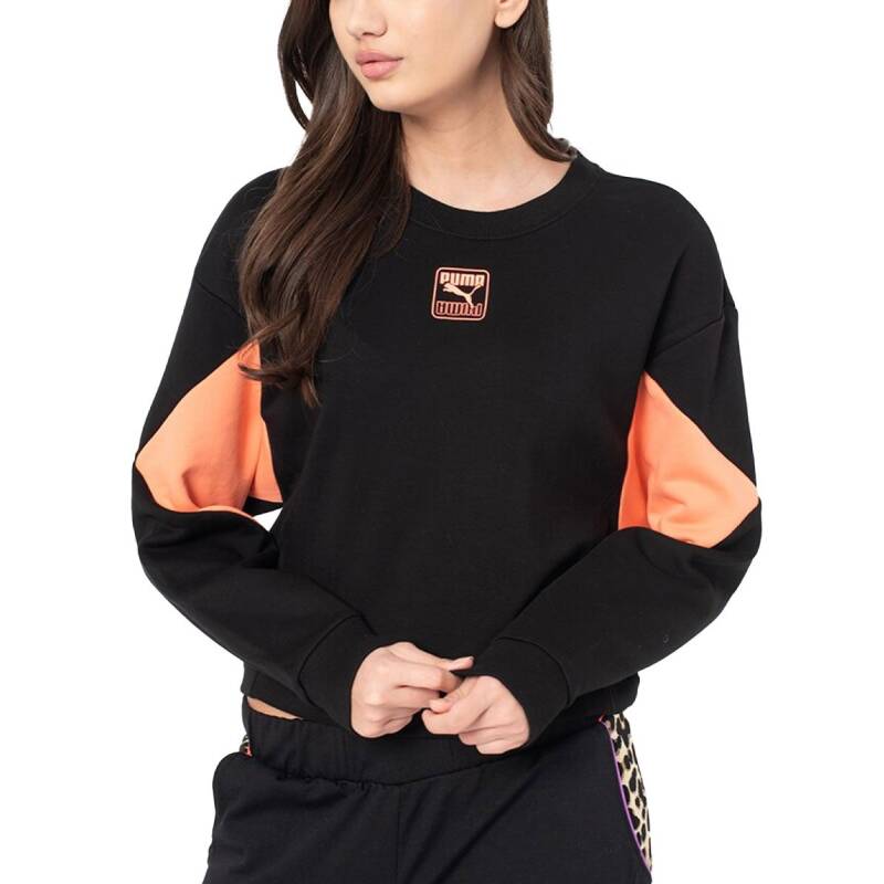 PUMA Rebel Crew Tr Blouse Black