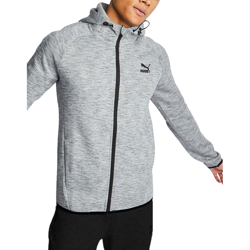 PUMA Evotec Full Zip Hoodie Grey