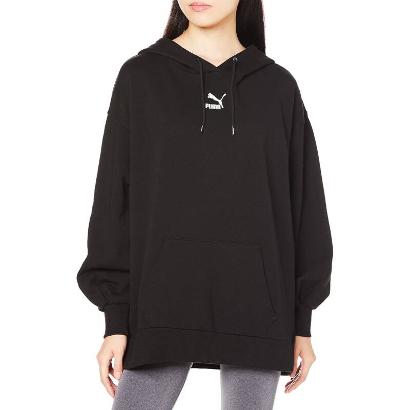 PUMA Classics Oversized Hoodie Black