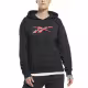 REEBOK Identity Vector Graphic Hoodie Black
