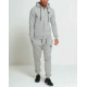 LOTTO Hooded Training Track Suit Melange Grey